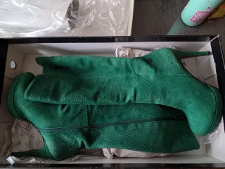 Botas altas piel tacón plataforma