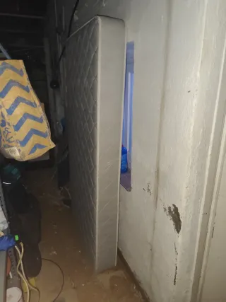 Cama plegable con 2 colchones