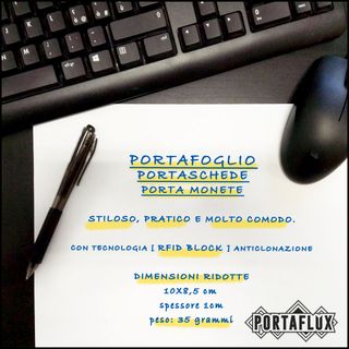 Portafoglio Slim Mollaflux La Grande Onda Hokusai