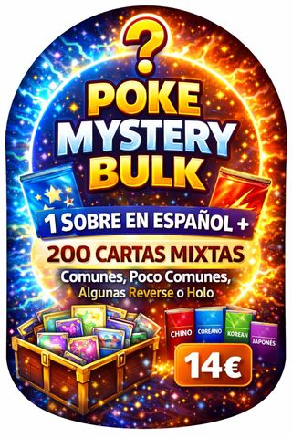 Lote Misterioso Cartas Pokémon 200 Unidades