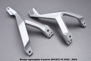 Pareja reposapiés traseras DUCATI V2 2022 - 2024