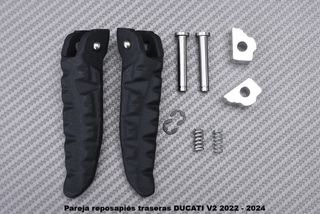 Pareja reposapiés traseras DUCATI V2 2022 - 2024