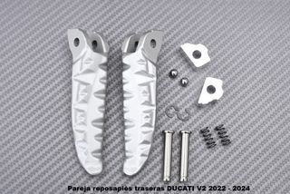 Pareja reposapiés traseras DUCATI V2 2022 - 2024