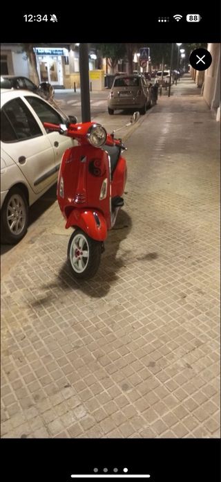 Vespa Primavera de 49  2 Tiempos Roja precio 1.900