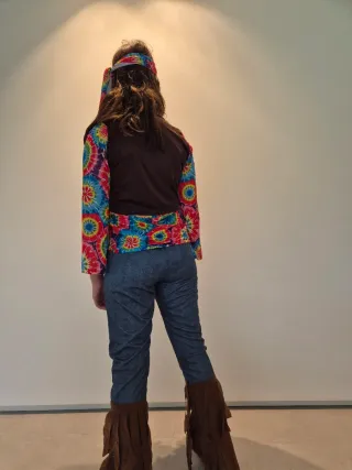 Disfraz Hippie Multicolor Talla Única