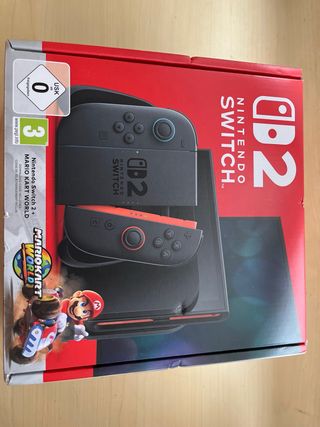 Nintendo Switch + Mario Kart world con garantía