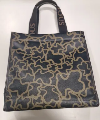 Bolso Tote Tous Negro y Beige