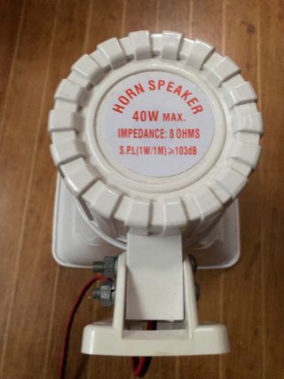 Altavoz Trompeta HS30 40W Blanco