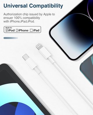 4Pack Cable USB C a Lightning 1M+2M,[Certificado A