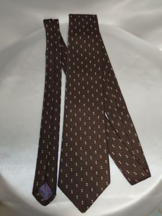 ANNI '80 - Cravatta uomo marrone Made in Italy