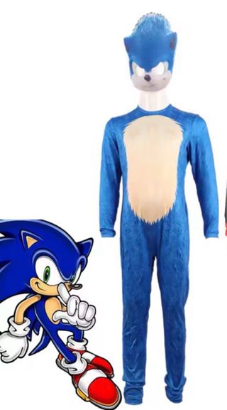 Costume Sonic con maschera