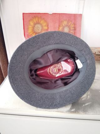 Cappello James Dillon Grigio lana vintage fedora