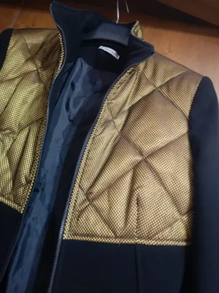 Cappottino donna Cannella nero/oro