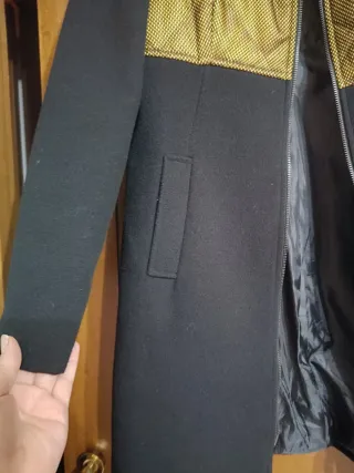 Cappottino donna Cannella nero/oro