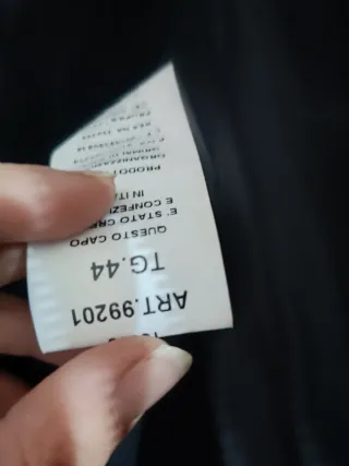 Cappottino donna Cannella nero/oro