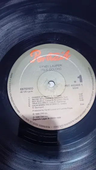 Vinilo Cyndi Lauper True Colors