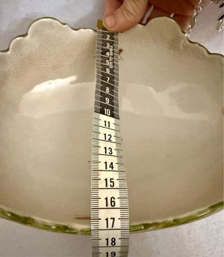 Centrotavola porcellana bronzo Art Nouveau