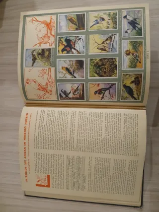 Álbum Gallina Blanca Completo.Con tarjeta y ticket