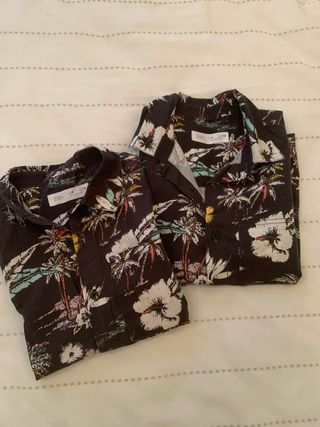 Lote 2 Camisas Verano gemelos Talla 6