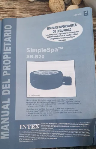 Jacuzzi gonfiabile grigio