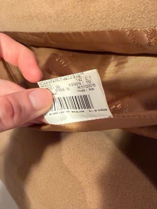 Abrigo Largo Camel Burberry Mujer