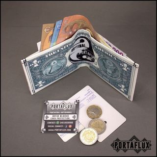 Portafoglio slim Portaflux RFID bloccante