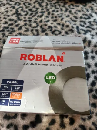 Panel LED Redondo Blanco