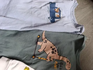 Lote 4 Camisetas Niños Estampadas