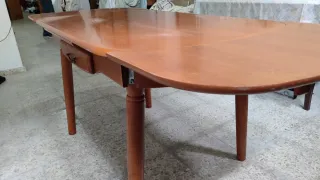 Mesa comedor extensible madera