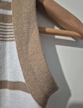 Camiseta sin mangas a rayas