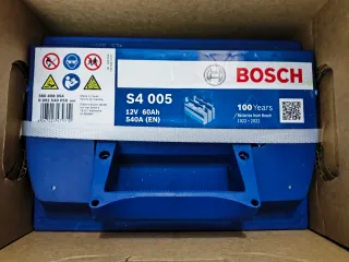 Batería Coche Bosch S4 005 12V 60Ah 540A