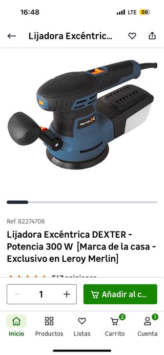 Lijadora Orbital Dexter 300W