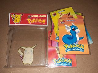 Mazzo Laser Cards deck Pokemon vintage set anime 1