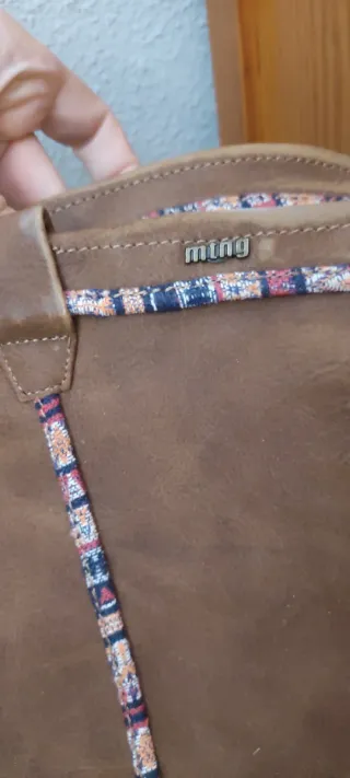 Botas Mustang Marrones Tacón Ancho