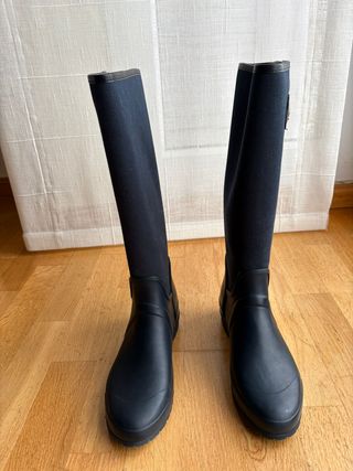 Botas de agua altas Massimo Dutti T40 azul marino
