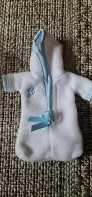 Saco Barriguitas blanca y azul