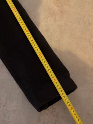 Abrigo Lana Negro Yves Saint Laurent