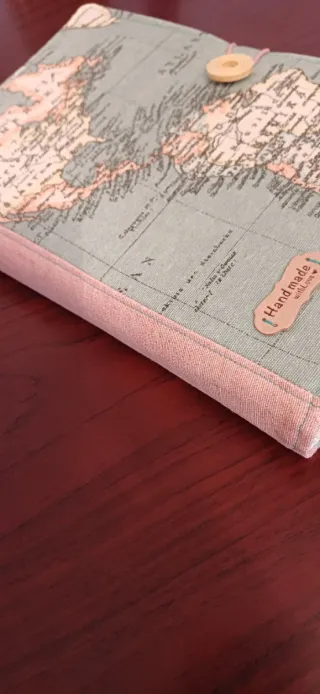 Forro para libro mapa del mundo