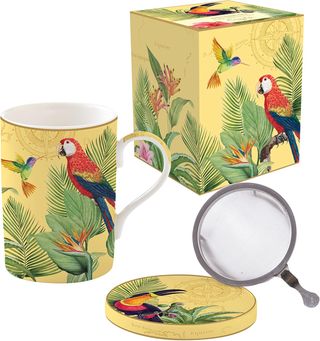 Easy Life CAJA TISANERA 35CL DE PORCELANA CON FILT