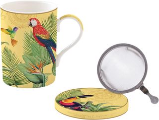 Easy Life CAJA TISANERA 35CL DE PORCELANA CON FILT