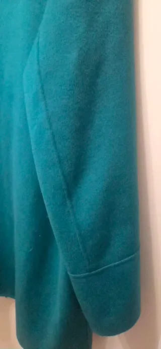 Abrigo Caroll verde azulado