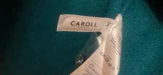 Abrigo Caroll verde azulado