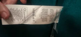 Abrigo Caroll verde azulado