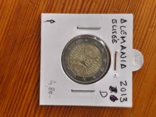 Lote 6 monedas 2 euros conmemorativas