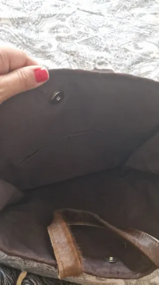 Bolso de mano tejido artesanal