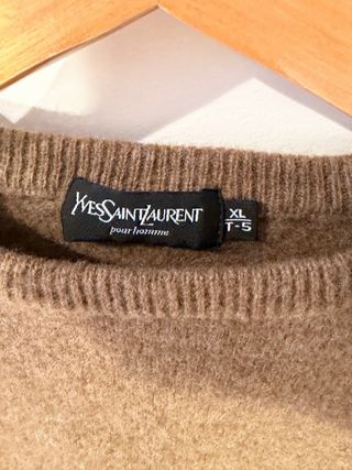 Jersey Yves Saint Laurent Camel Logo Bordado Talla