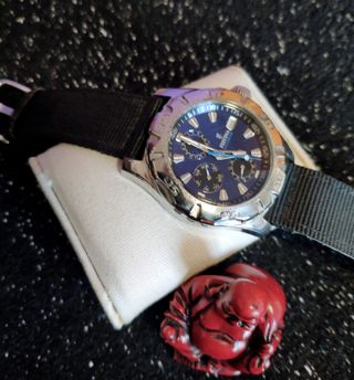 Reloj Festina Multifunción Azul y Plateado