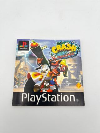 Crash Bandicoot 3 Warped gioco PS1 BLACK label PAL