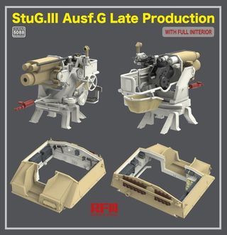 Maqueta StuG.III G Late Production c.interior 1/35