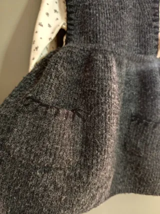 Conjunto niña pichi calenrito y blusa Zara 92 cm